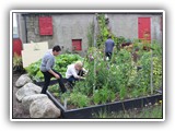 Kitty Scully visits the Community Garden