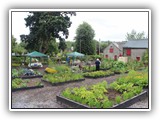 Kitty Scully visits the Community Garden