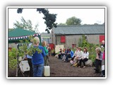 Kitty Scully visits the Community Garden